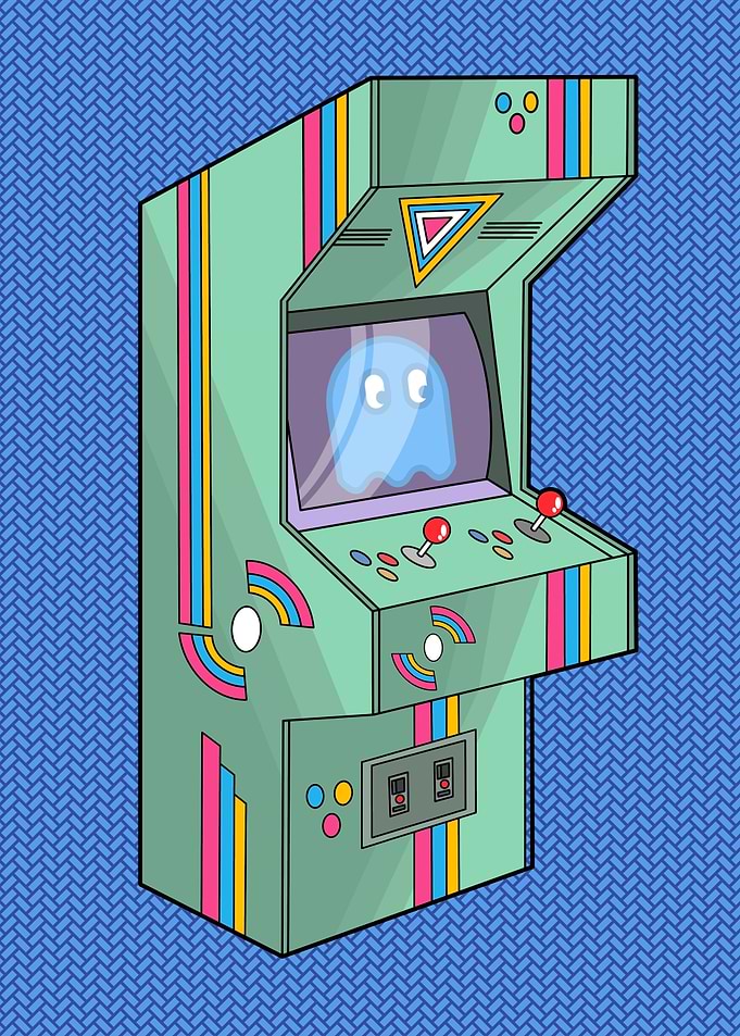 Retro arcade gaming