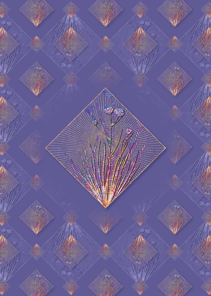 Blue Corn Lily Pattern