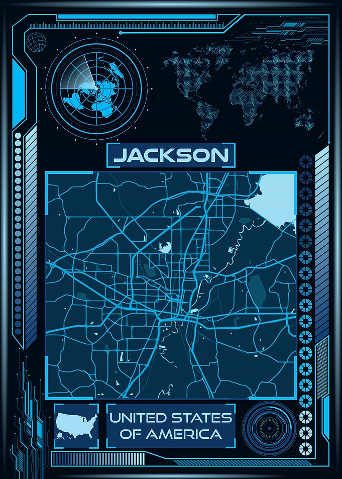 JACKSON MAP USA