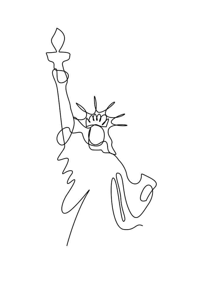 Liberty One Line Picasso