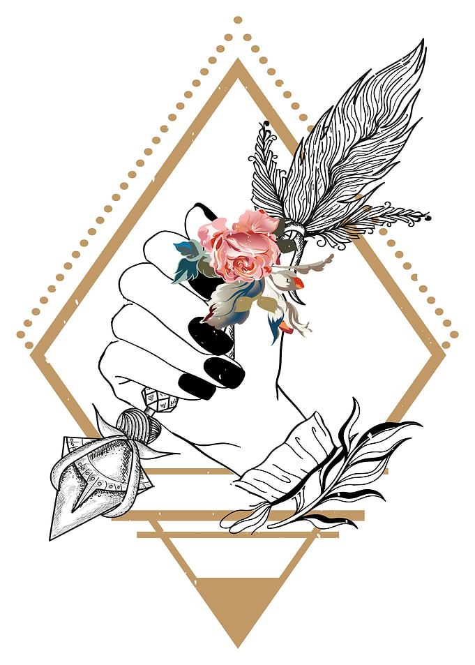 Boho style boho hand