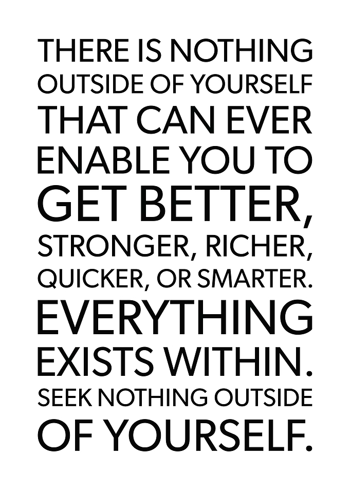 Everything Exists Within