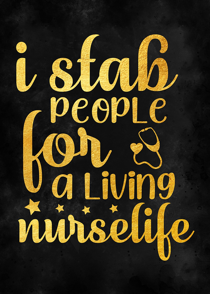 I stab people for living
