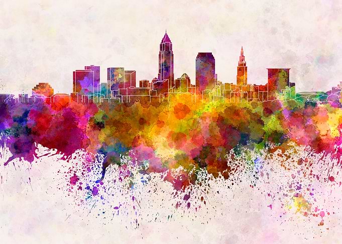 Cleveland skyline