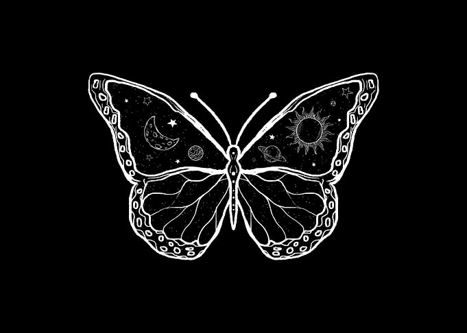 Celestial Butterfly Galaxy