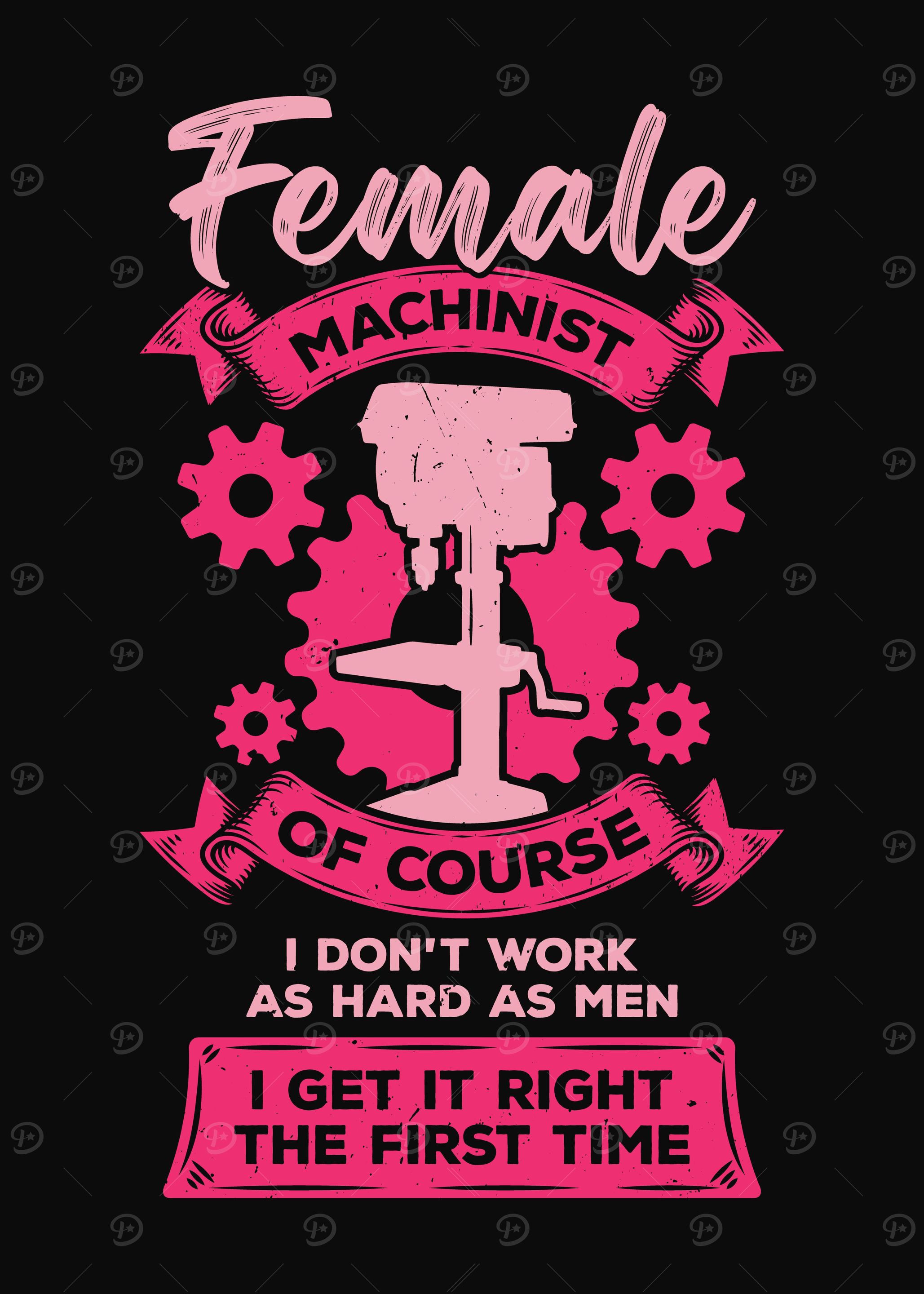 Female Machinist Design
