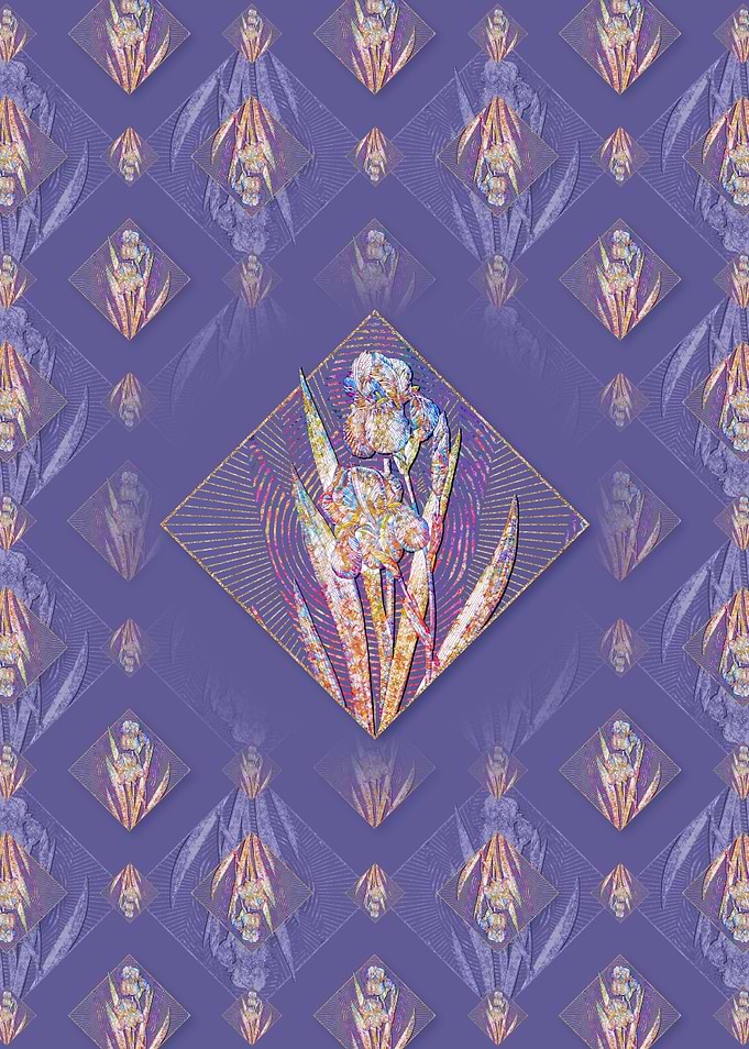 German Iris Pattern