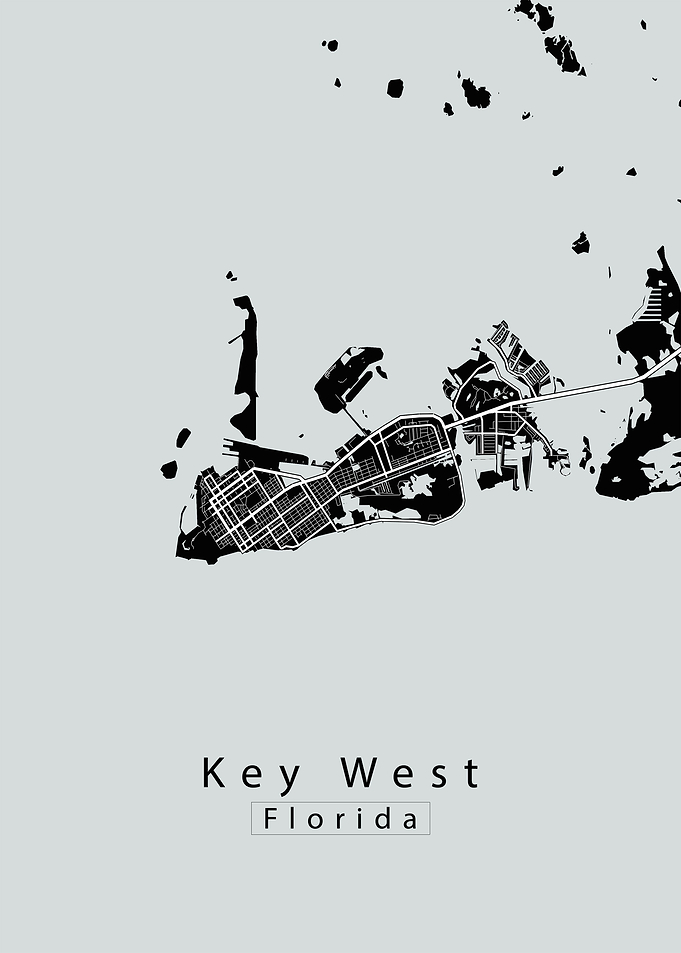 Key West Island Map