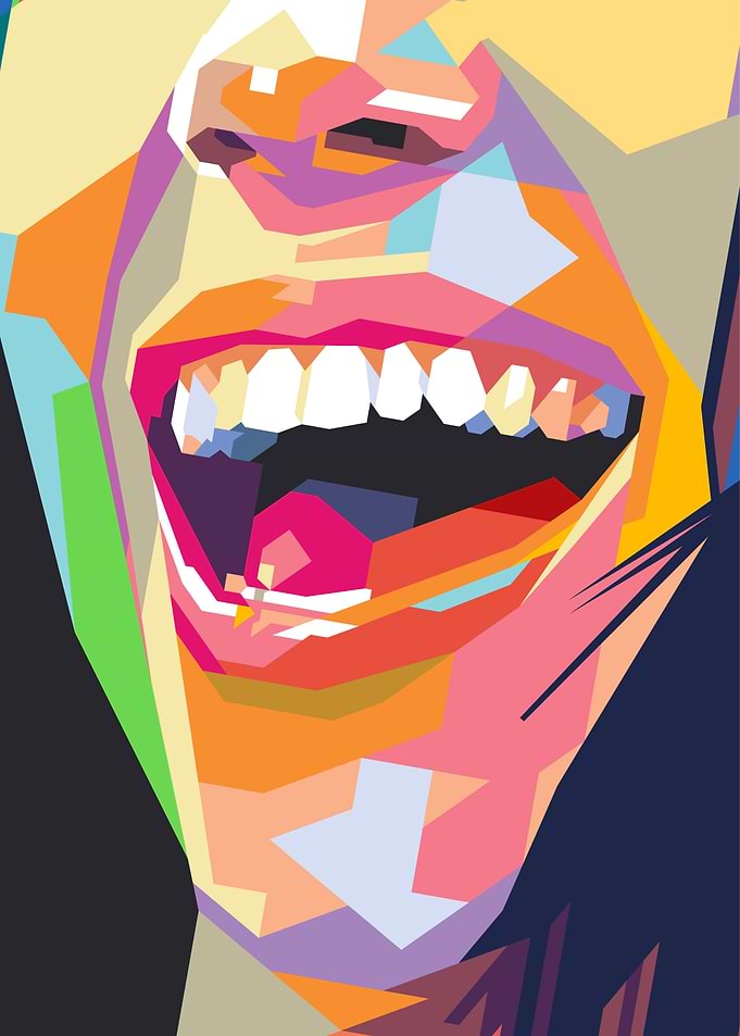 Laugh Pop Art