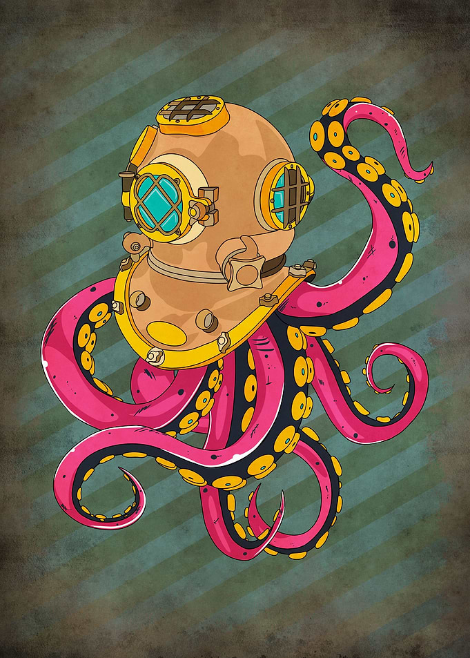 Octopus scuba dive