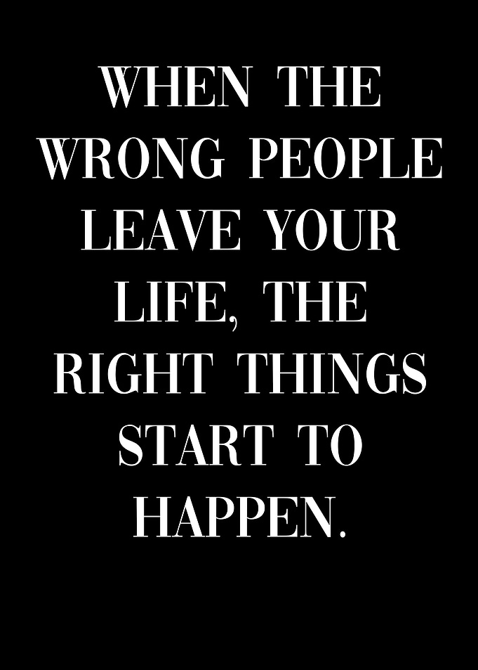 right things start happen