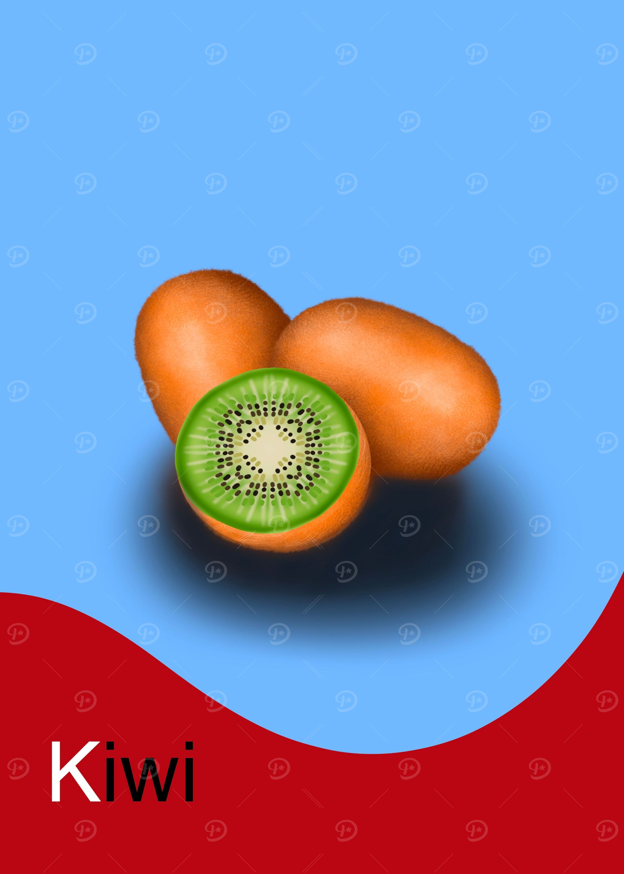 Kiwi Fruits Paintings
