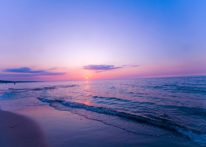 Sunset at the Sea Beach