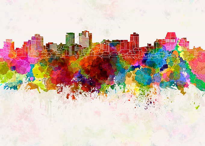 Christchurch skyline