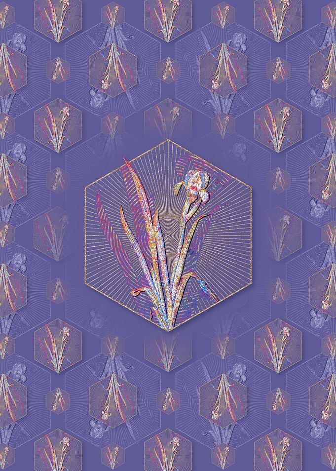 Crimean Iris 2 Pattern