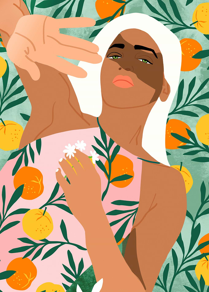 Summer In The Orange Grove