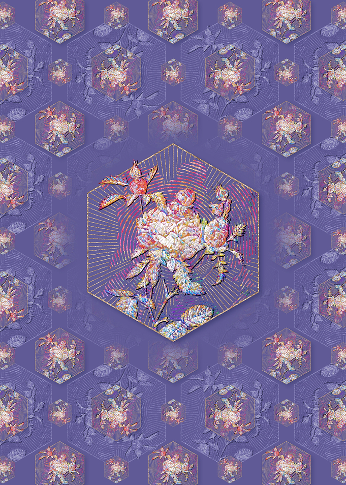 Cabbage Rose 2 Pattern