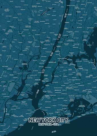 New york City city map