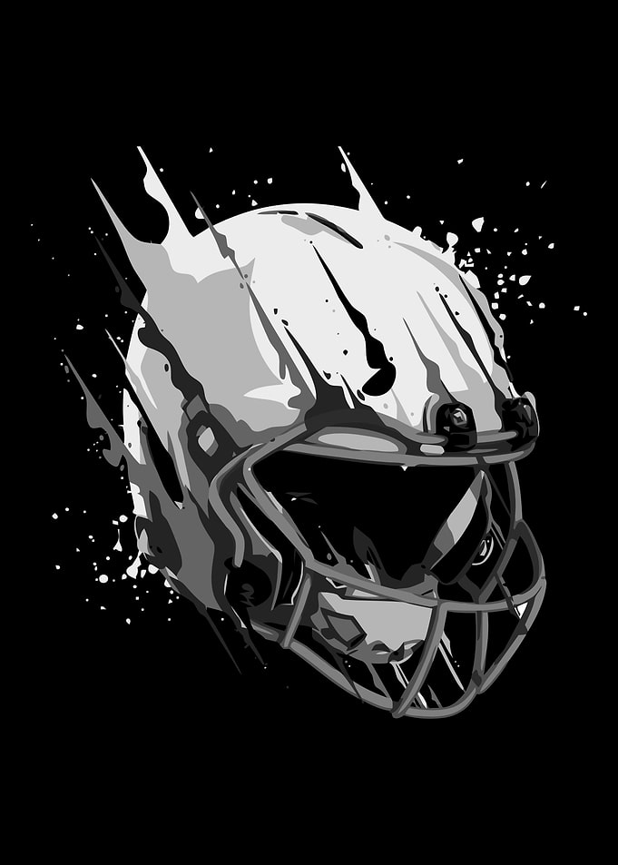 American Football Helmet