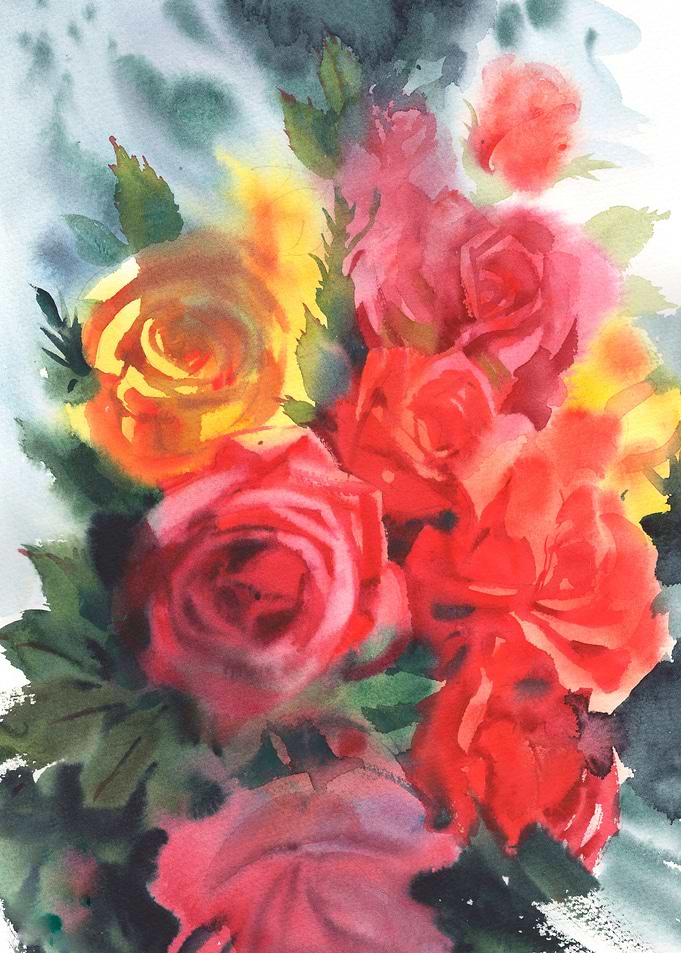 Rose flowers
