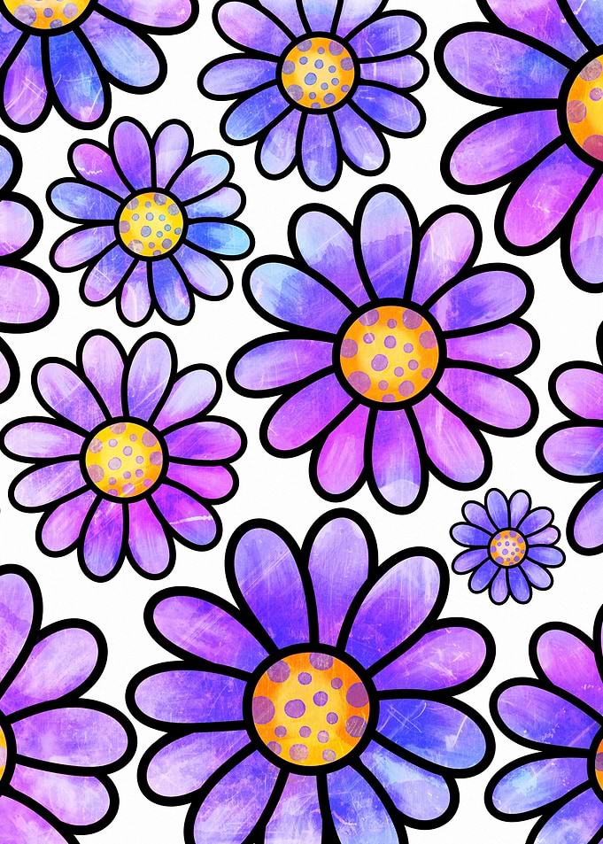 Doodle Daisy Flower 15