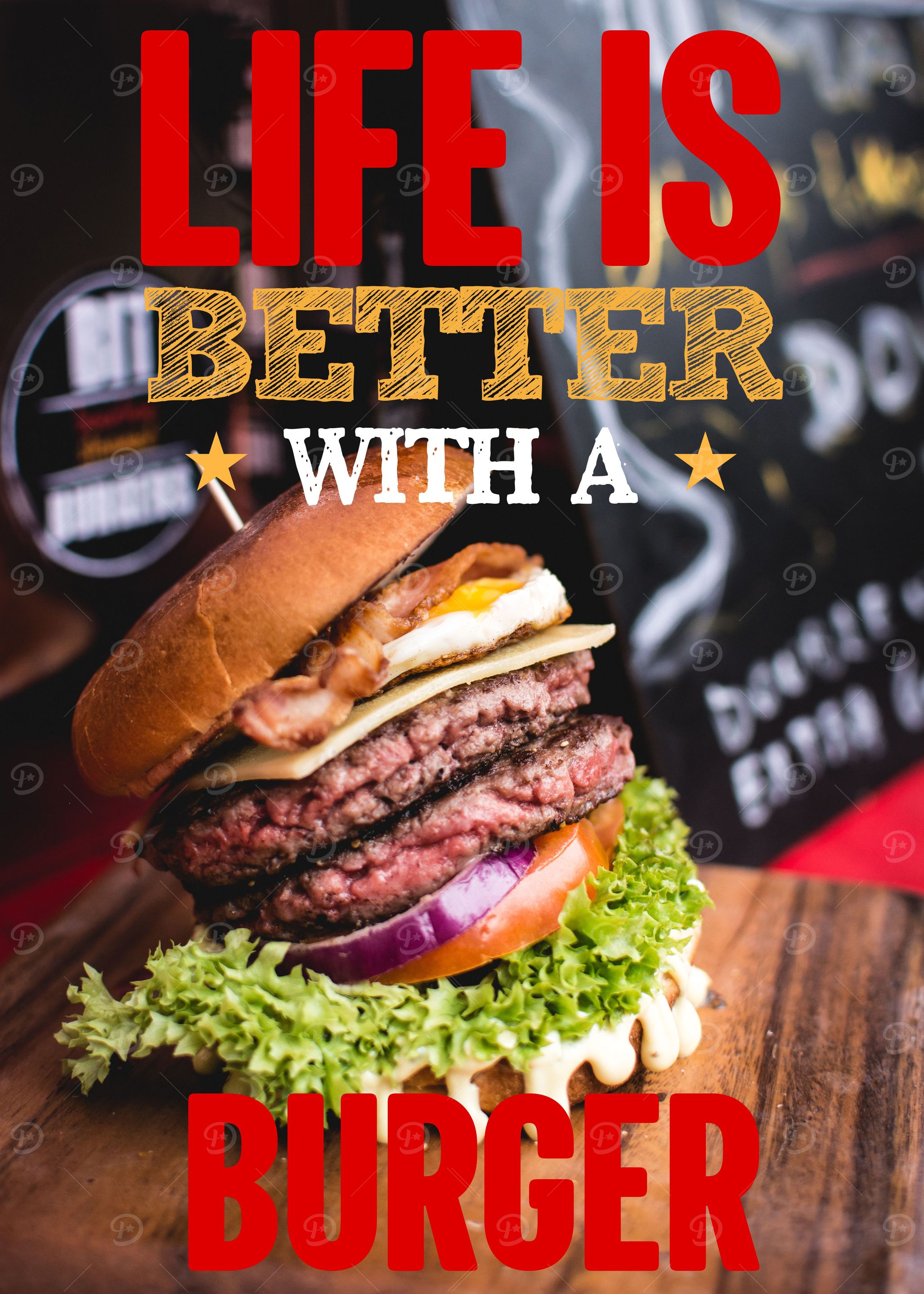 Life is better with burger
