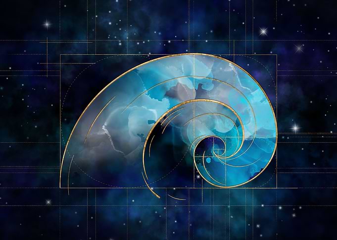 Golden Spiral Cosmos