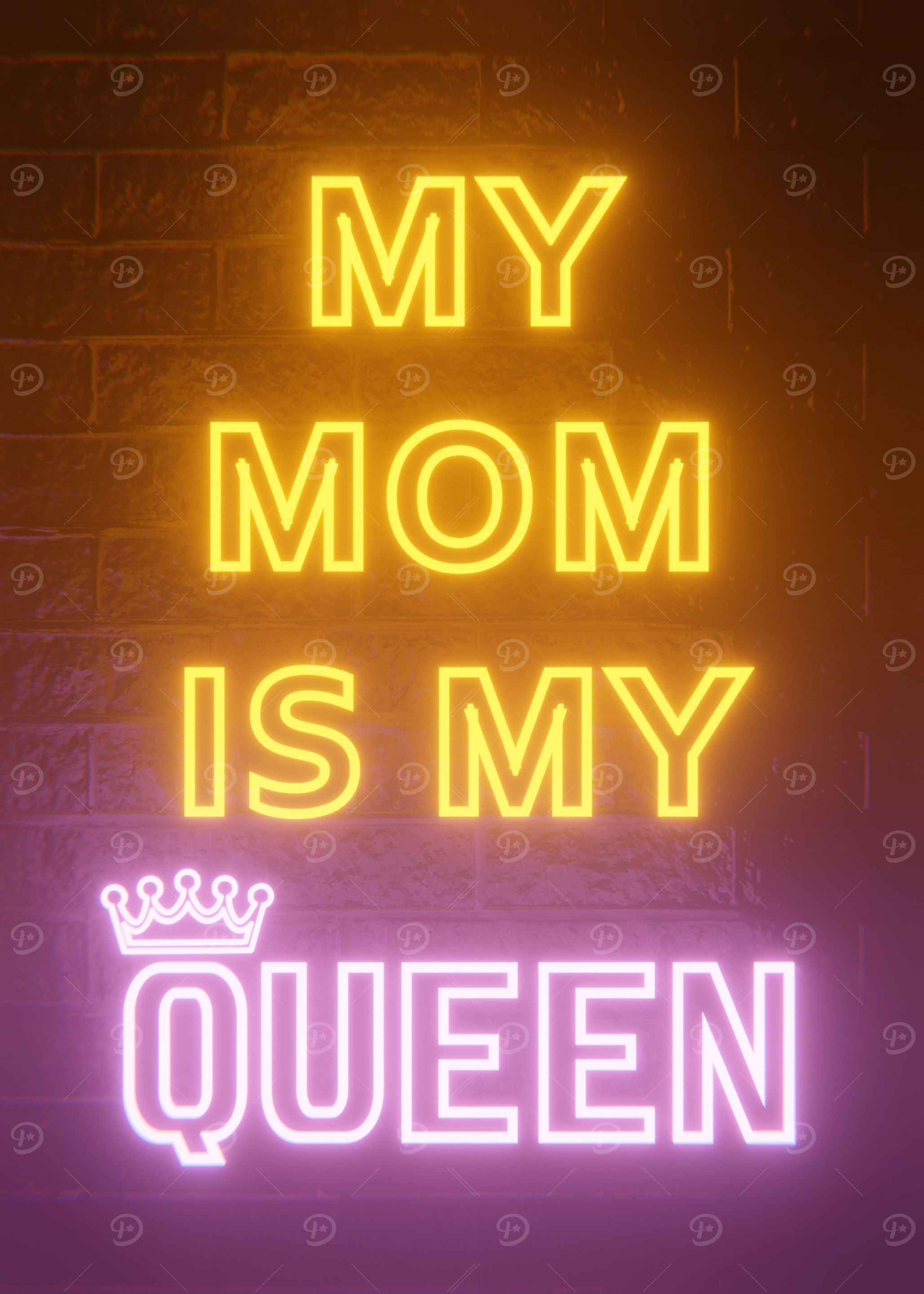 my mom is my queen