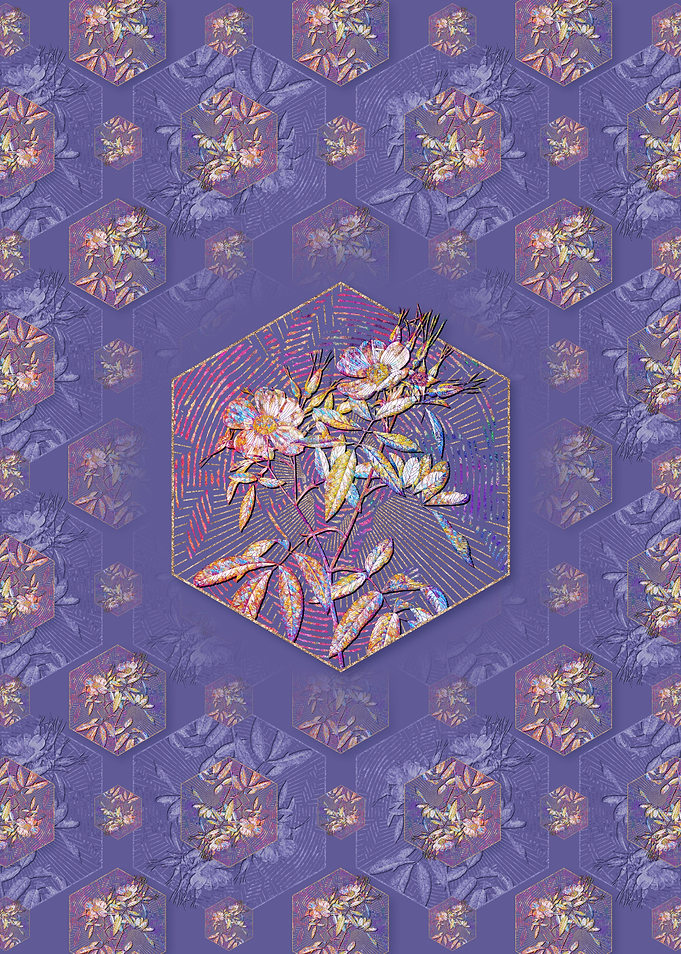 Pink Swamp Roses Pattern