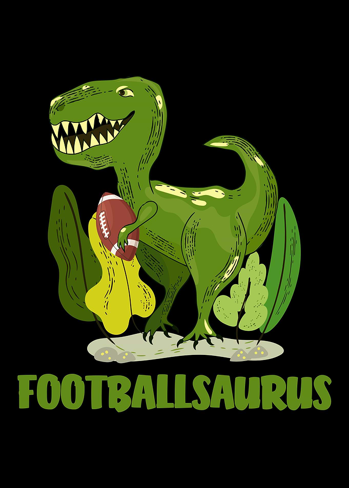 American Football Dinosaur