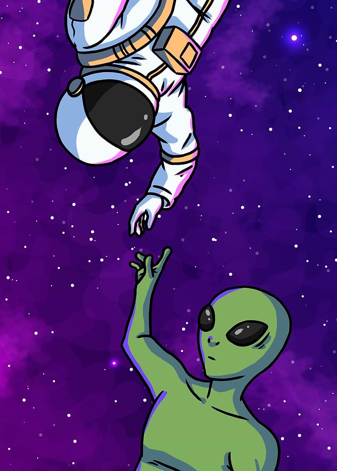 Celestial Astronaut Alien