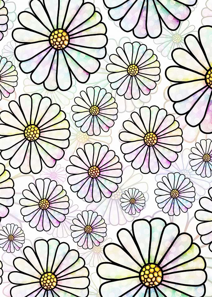 Doodle Daisy Flower 08