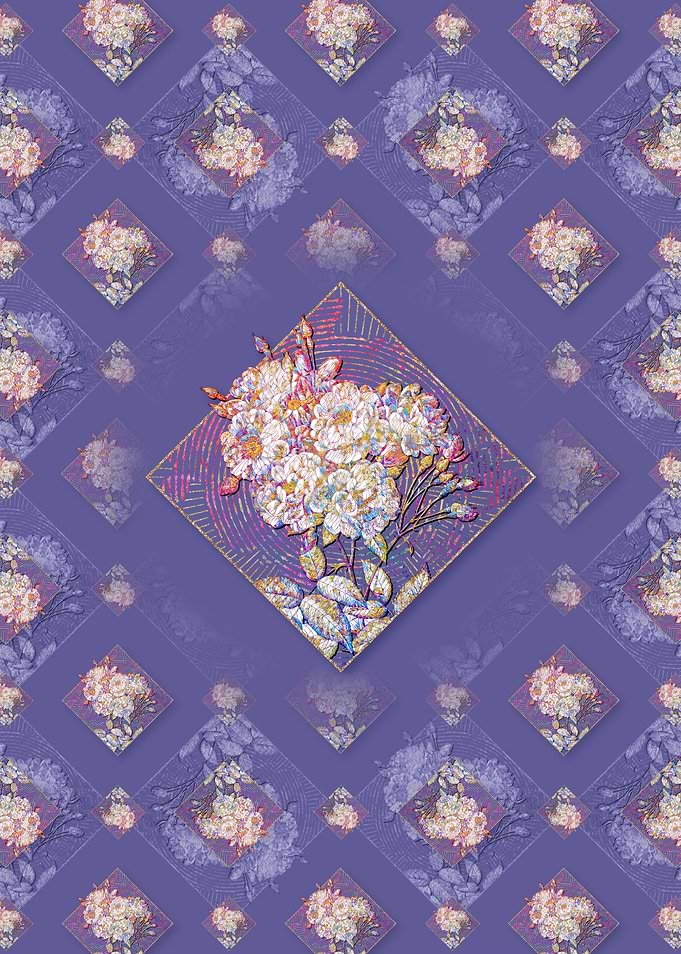 Noisette Roses Pattern