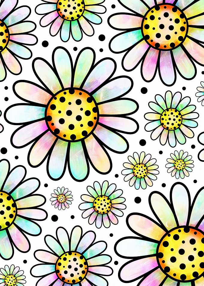Doodle Daisy Flower 03
