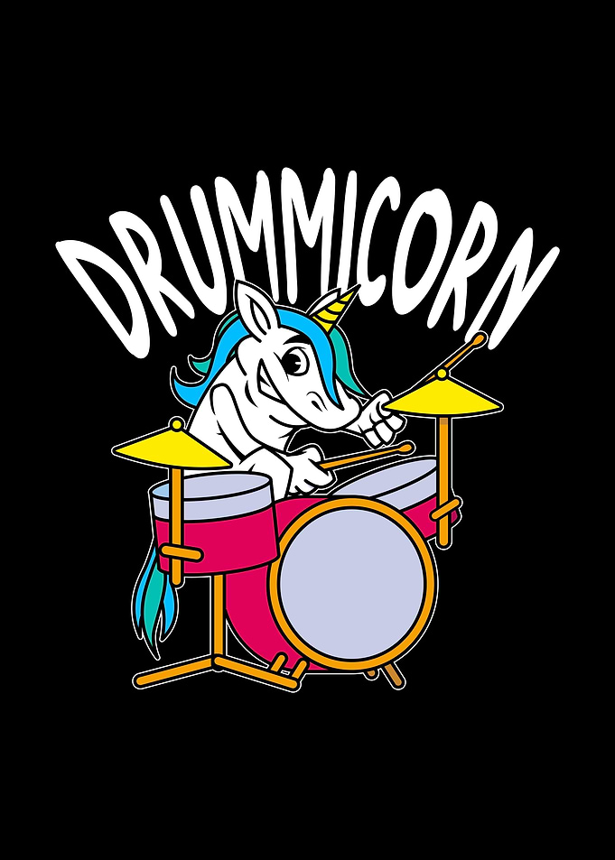 Drummicorn Drummer Unicorn