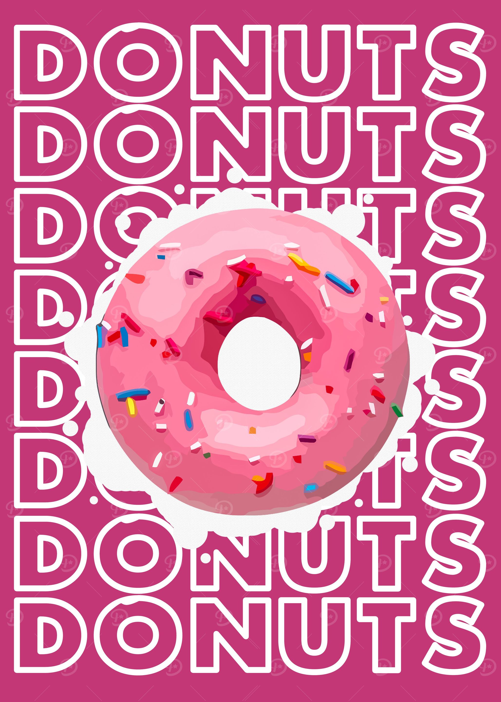 pink donuts