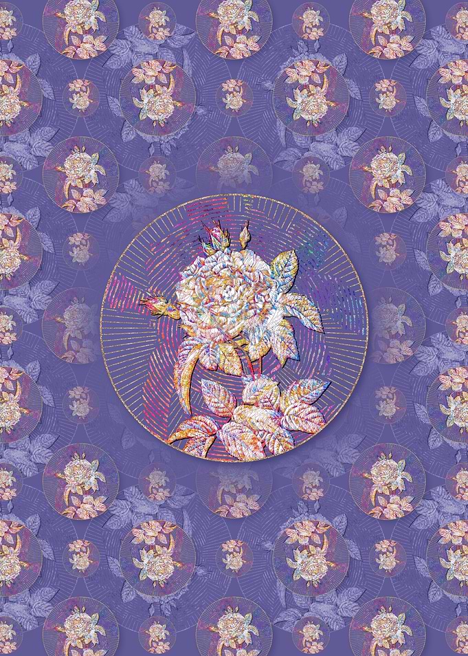 Pink French Rose Pattern