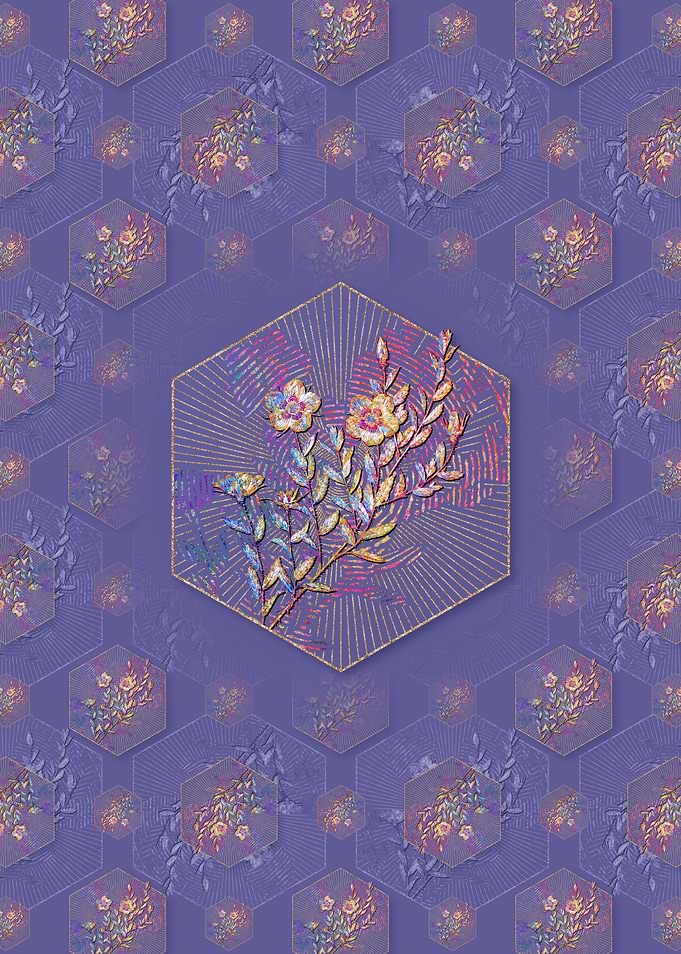 Rosa Persica Pattern
