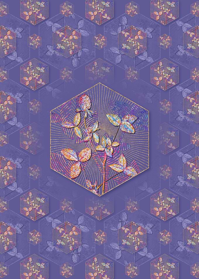 Pink Clover Pattern