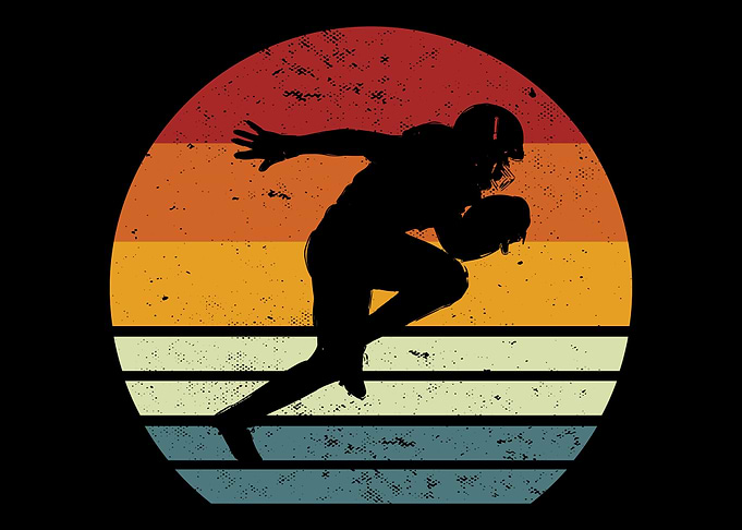 American Football Running