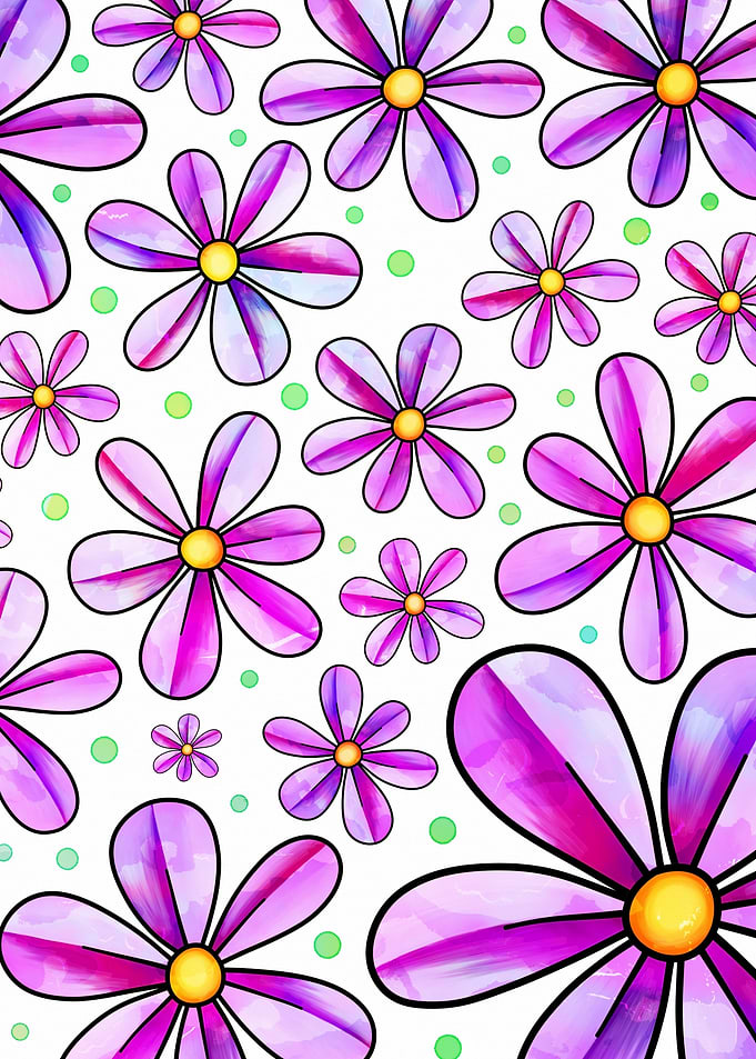 Doodle Daisy Flower 12