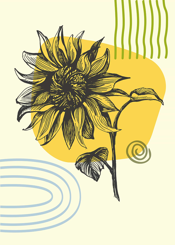 Sunflower art