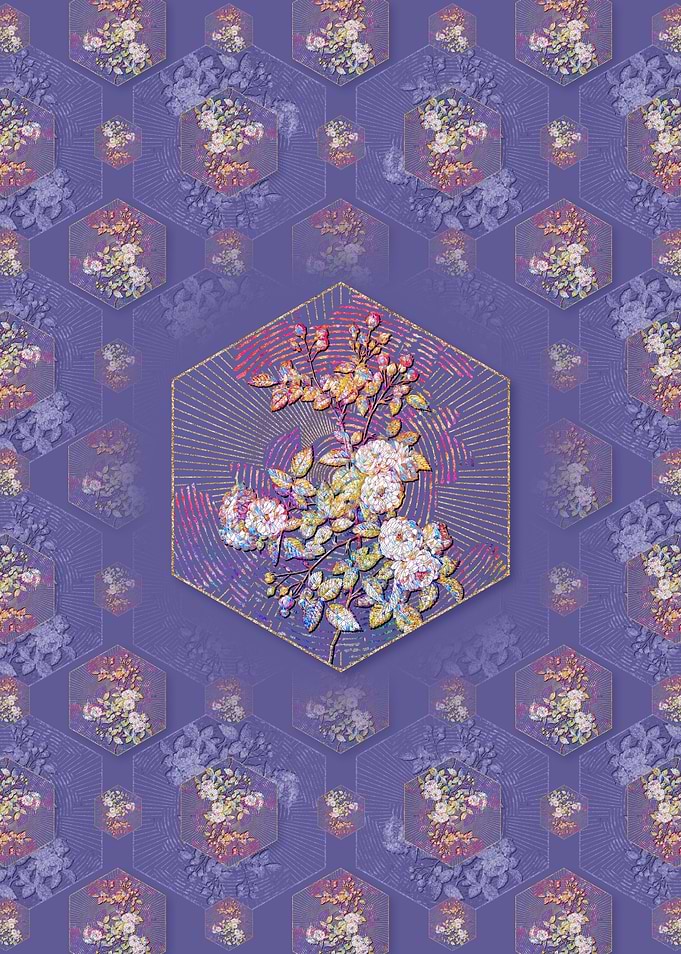 Pink Baby Roses Pattern
