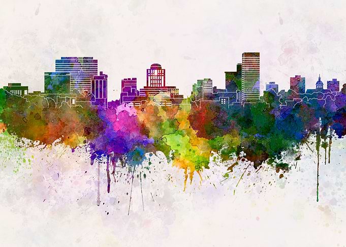 Columbia skyline