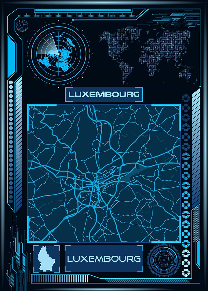 LUXEMBOURG CITY MAP