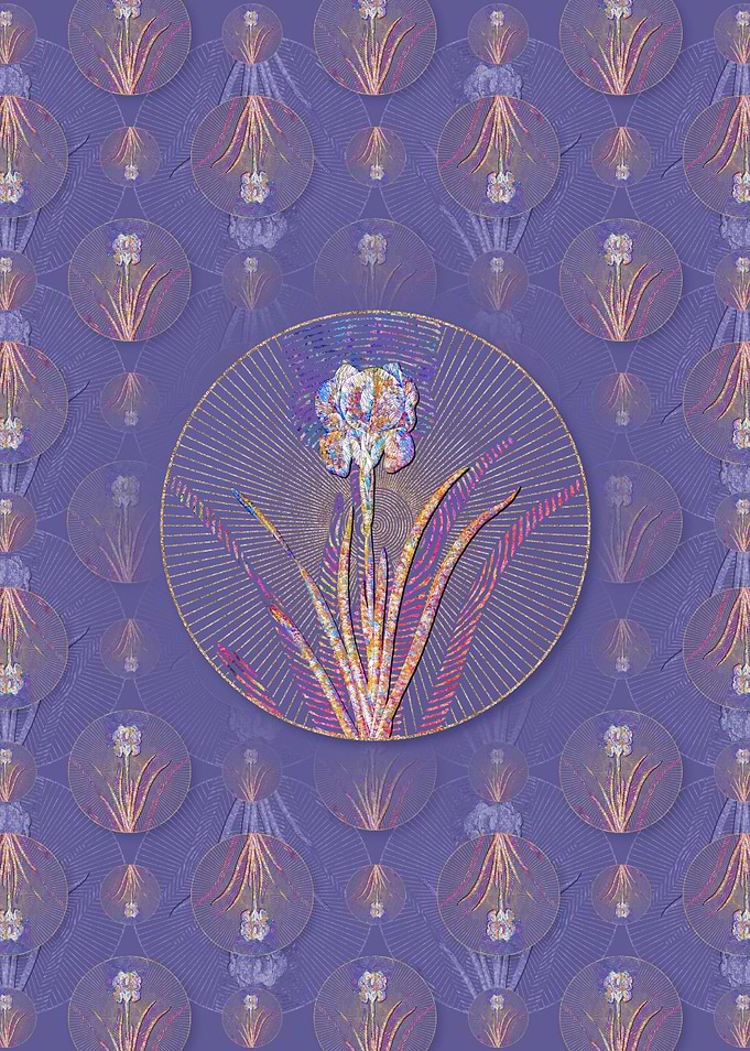 Mourning Iris Pattern