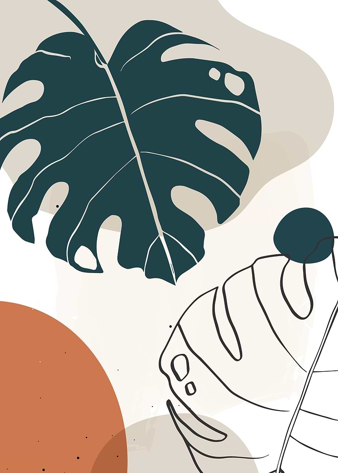 Botanical tropical minimal
