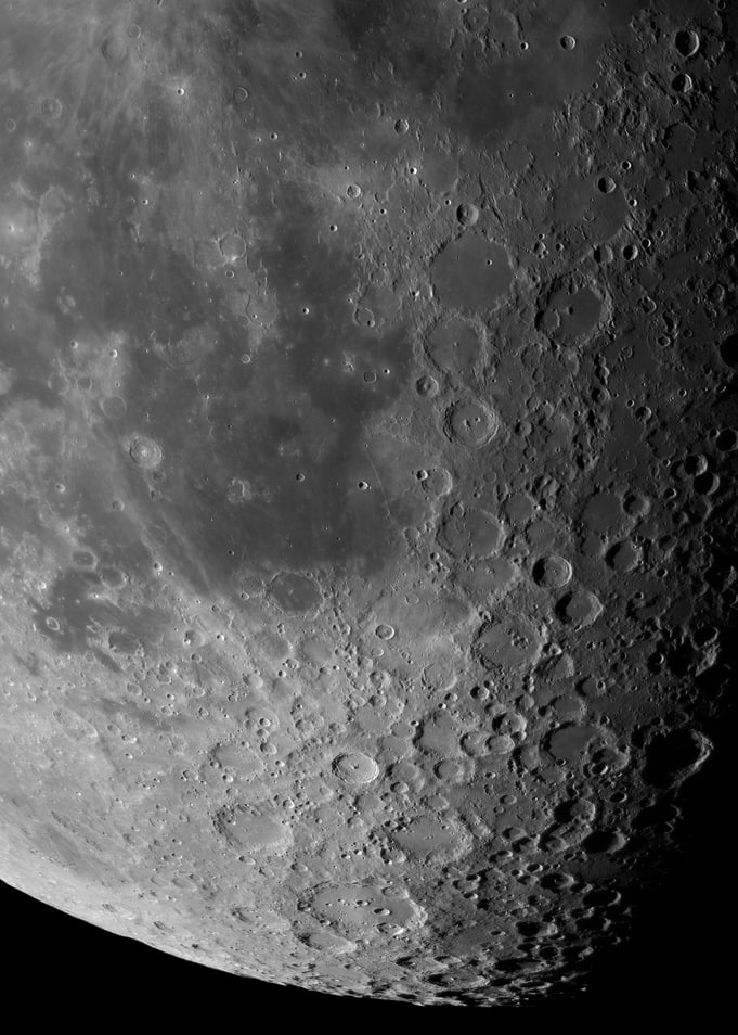 Clavius Tycho Moon craters