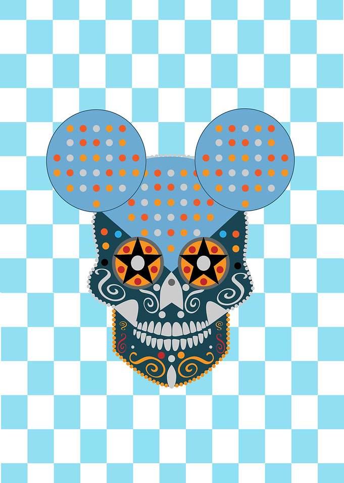 Retro background mouse ea