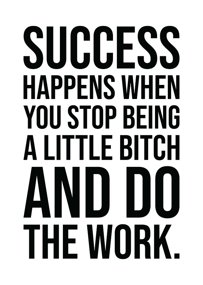 Stop Being A Little Bitch